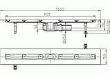 HL50F.0/100 Душовий лоток для лінійного відведення води із сифоном DN50, матеріал для монтажу. Австрія, фото 2