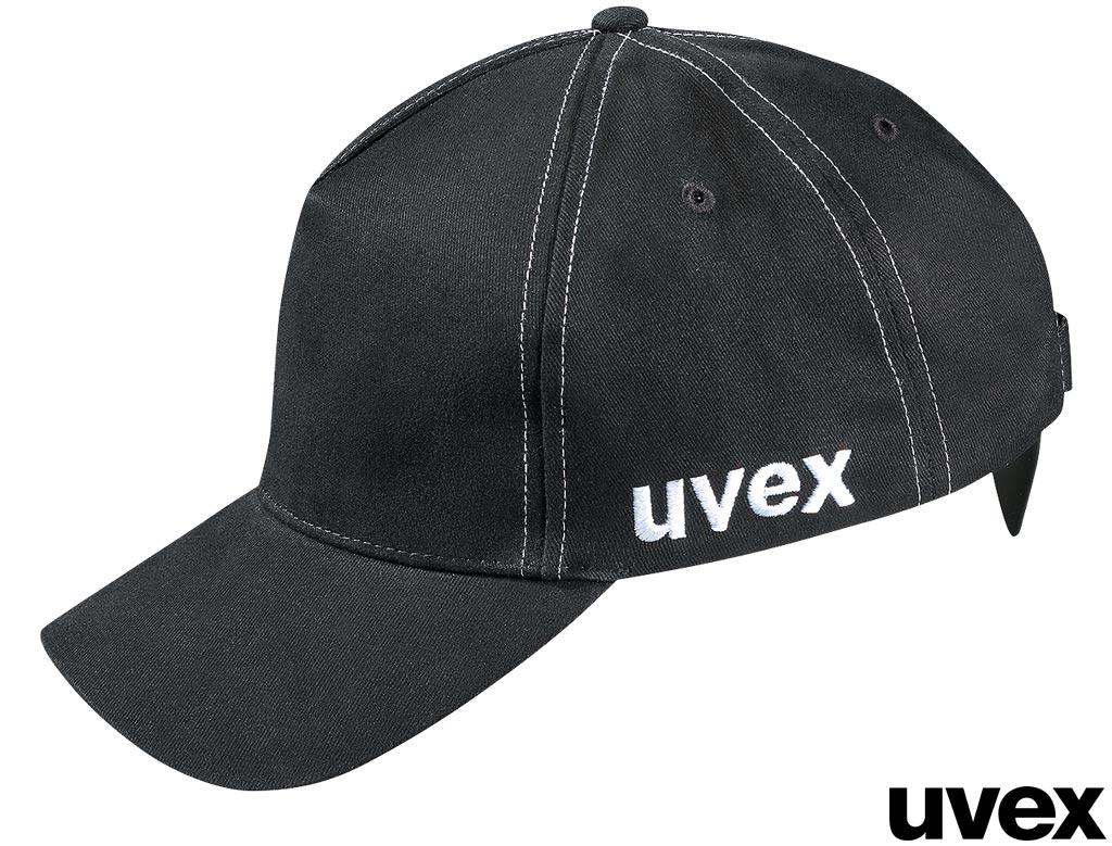 Каскепка робоча чорна Uvex Німеччина (каска кепка захисна) UXUCAP B