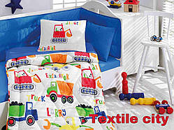 Дитячий комплект постільноі білизни з бортиками в ліжечко Bebek Ranforce Uyku Seti Santiye Cotton Box