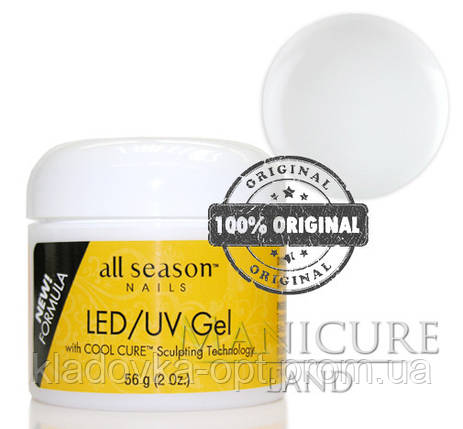 Моделюючий гель LED/UV All Season (прозорий), 56 г, фото 2