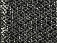 Сетка сумочная обувная на поролоне Артекс (airtex) / 3D Air-Mesh цвет темно серый