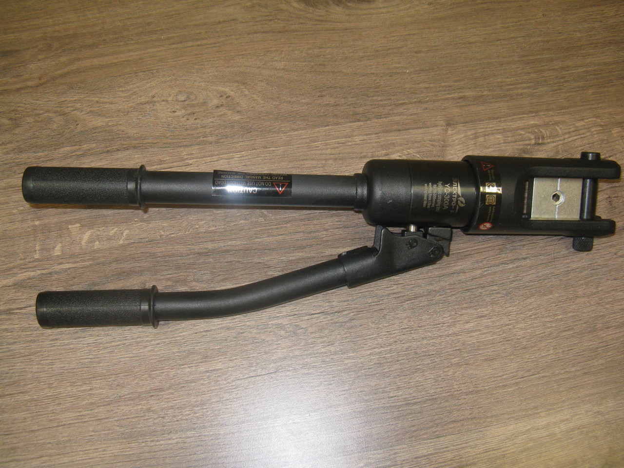 Ручной прес гидравлический для опрессовки кабельных наконечников YQ-300A - фото 2 - id-p649448726
