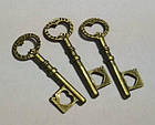 Набір 3 шт. підвісок, ключ, колір-бронза, фото 9