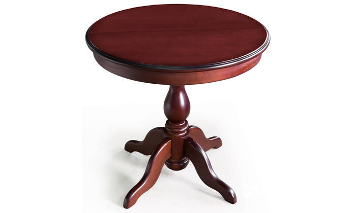 Кухонний стіл Тіроль розкладний Ашкелон з масиву дерева, колір на вибір 100+30х100х76, фото 2
