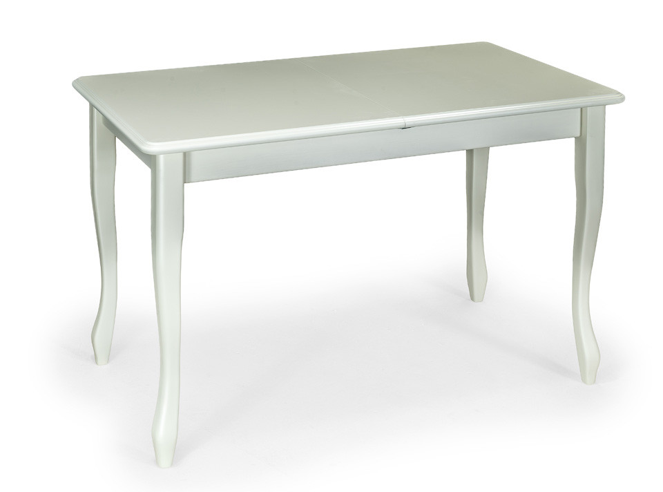 Кухонний стіл Торонто розкладний Askalon з масиву дерева, колір білий / бежевий