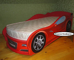 Ліжко машина Ягуар (червоний) 150х70 без підіймального механізму