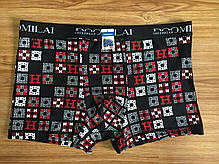 Чоловічі стрейчеві боксери з бамбука марка "DOOMILAI" Арт.D-01025(3XL,4XL), фото 6