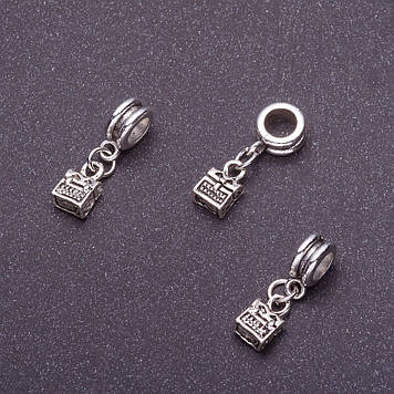 Фурнітура Бейл з підвіскою Сундучок Пандора L-3см фас.5шт
