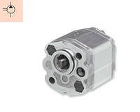 Внешние однонаправленные шестеренные насосы Marzocchi K 1P G / Marzocchi external single gear K 1P G pumps