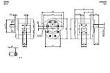 Односпрямовані шестеренні насоси Marzocchi ALP 4 E / Marzocchi single gear pumps ALP 4 E, фото 2