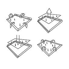 Рамка для плаката формату B4 з 25-мм профілю з клік системою, фото 4