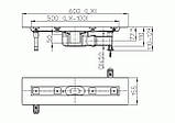 HL50F.0/60 Душовий лоток для відведення води із сифоном DN50, з матеріалом для монтажу, без решітки. (Австрія), фото 3