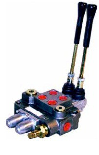 Гідророзподільник моноблочний OMFB LT60 (2 важеля), фото 1