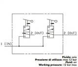 Пневматичний спускний клапан на 2 свіча Тип"CE" OMFB, фото 2