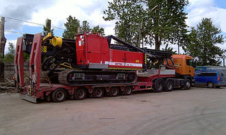 Перевезення бурової техніки - встановлення