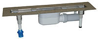 HL50F.0/70 Душовий лоток для лінійного відведення води із сифоном DN50, з матеріалом для монтажу (Австрія)