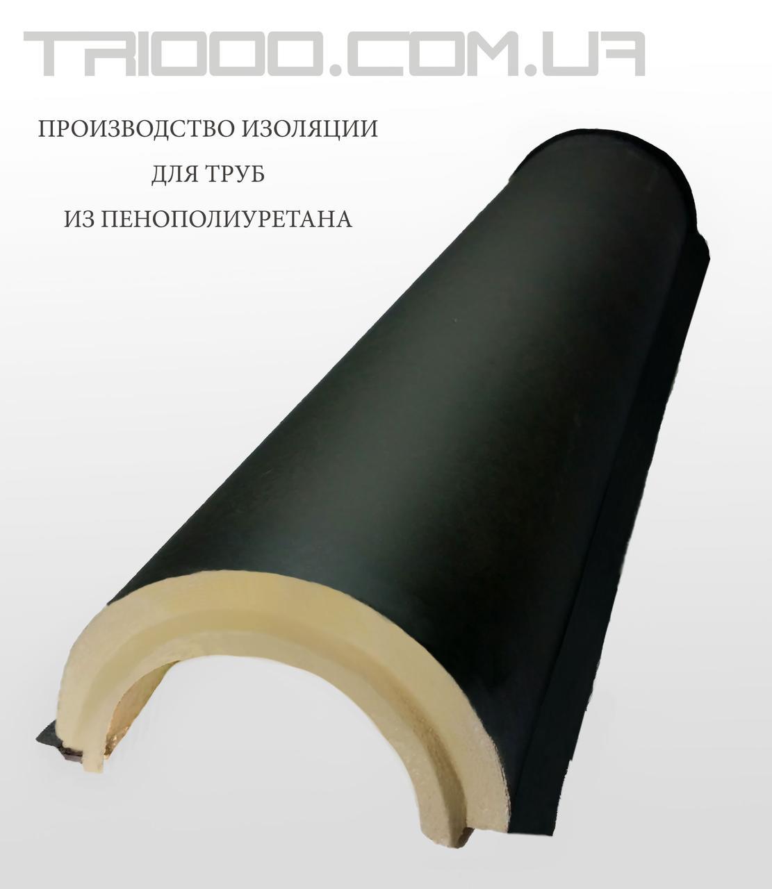Сегменты теплоизоляционные для труб Ø 76/40 мм в покрытии из пергамина - фото 1 - id-p275329922