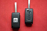 Ключ Citroen C3, C4, Berlingo викидний 3 кнопки 0523 434MHZ id46, фото 2