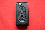 Ключ Citroen C3, C4, Berlingo викидний 3 кнопки 0523 434MHZ id46, фото 3