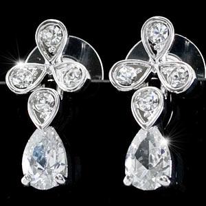 Сережки, Dangle 2 Carat Cubic Zirconia CZ Earrings SE282