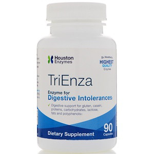 TriEnza Триєнза Ферменти при харчовій непереносимості 90 капс Houston Enzymes USA, фото 1
