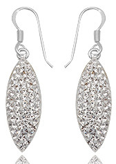Сережки TN701. Срібло 925. Swarovski Crystals