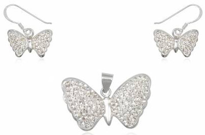 Набір TN731. Срібло 925. Swarovski Crystals