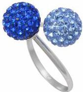 Кільце TN760. Срібло 925. Swarovski crystals, розмір 17