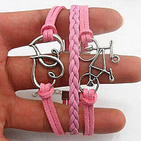 Браслет Велосипед ретро 4в1 tb8023 (рожевий)