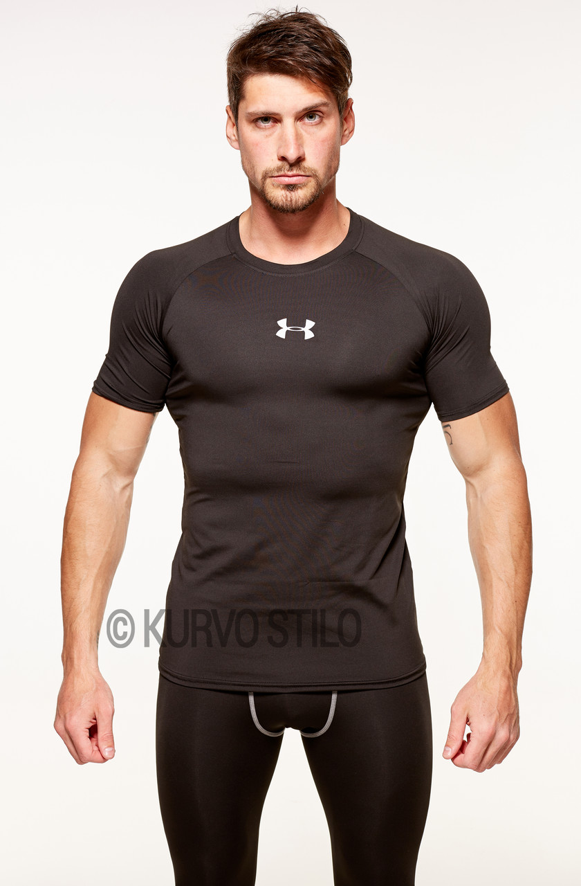 Мужская спортивная компрессионная футболка Under Armour, разные размеры ...