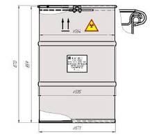 Контейнер для радіоактивних відходів КТ-0.2
