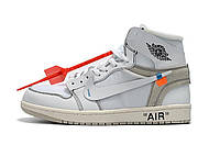 Мужские кроссовки Off-White x Air Jordan 1 Retro