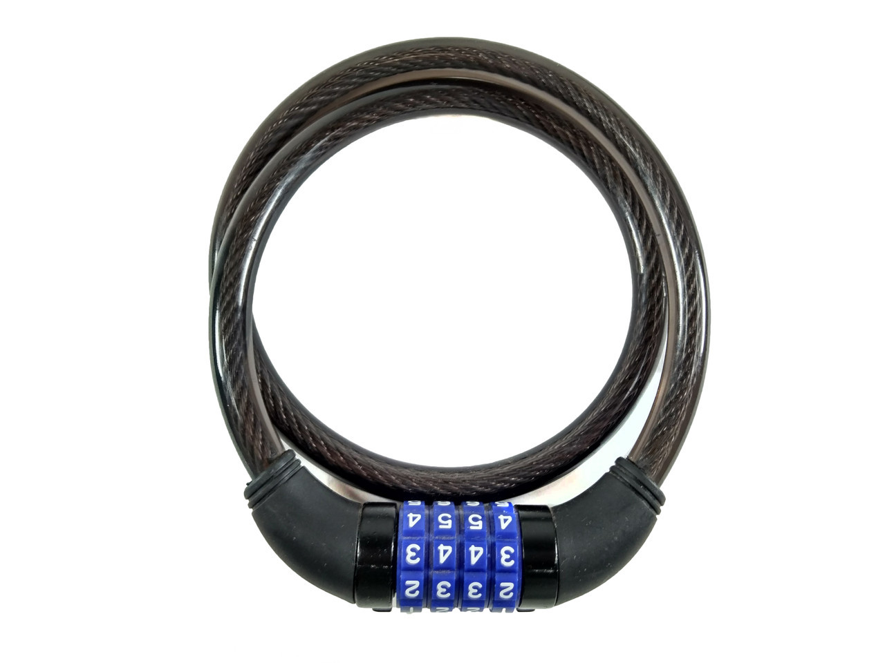 Кодовий велозамок 12х800мм тросовий