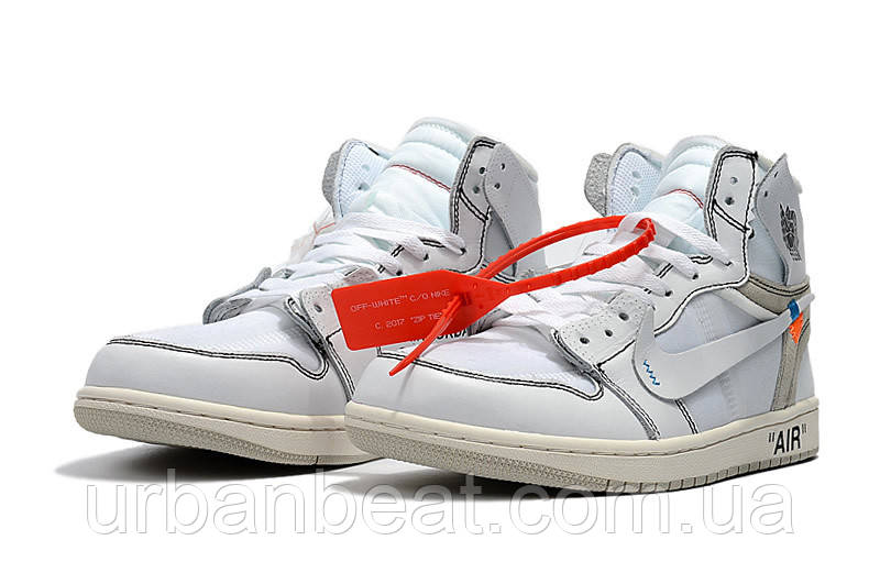 Женские кроссовки Off-White x Air Jordan 1 Retro - фото 7 - id-p649903892