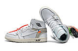 Жіночі кросівки Off-White x Air Jordan 1 Retro, фото 5