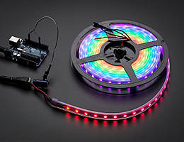 Піксельна світлодіодна стрічка "Digital RGB" SMD 5050 60 LED/m, RGB RW 1LED IP67 WS2812 PIXEL STRIP