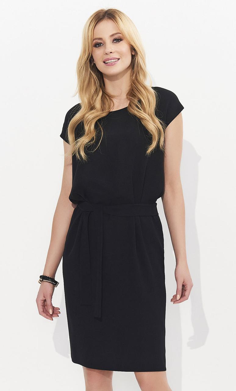 Жіноче плаття з коротким рукавом Tina Zaps чорного кольору