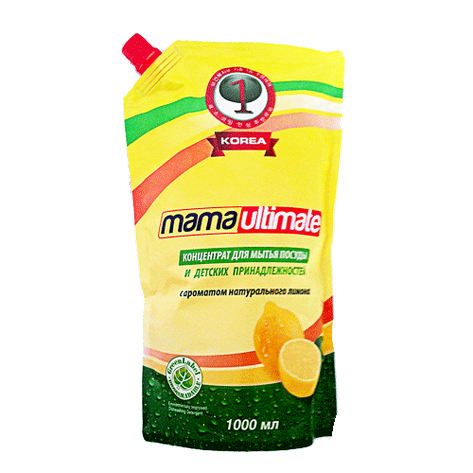 Засіб для миття посуду, ефективний і безпечний MamaUltimate 1 л (049313), фото 1
