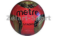 Мяч футбольный №5 PU ламин. METRE (№5, 5 сл., сшит вручную)