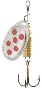 Блешня Wizard вертушка Classic 2 -6г Silver Red Spot