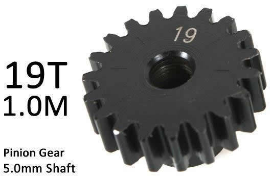 Team Magic M1.0 19T Pinion Gear for 5mm Shaft, фото 2