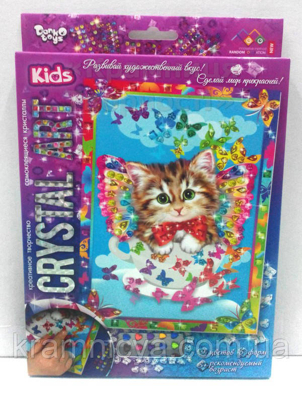 Алмазная мозаика (детская серия) Котик (CArt-01-04) - фото 1 - id-p650067282