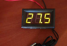 Термометр врізний від -50 до +100*С DC5~12V (LED-індикатор, 48*29*23)