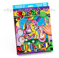 Картинка з піску 'Sand Art' Поні з парасолькою (SA-01-05)