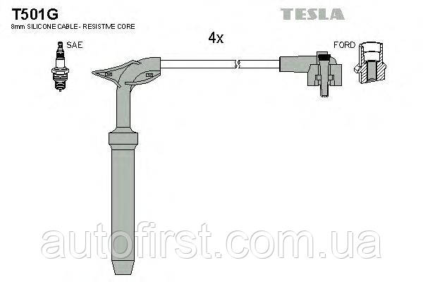 Високовольтні дроти Tesla T501G для Ford