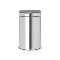 Бак для мусора Touch Bin, 40 л, серебристо-серый Brabantia (114809)