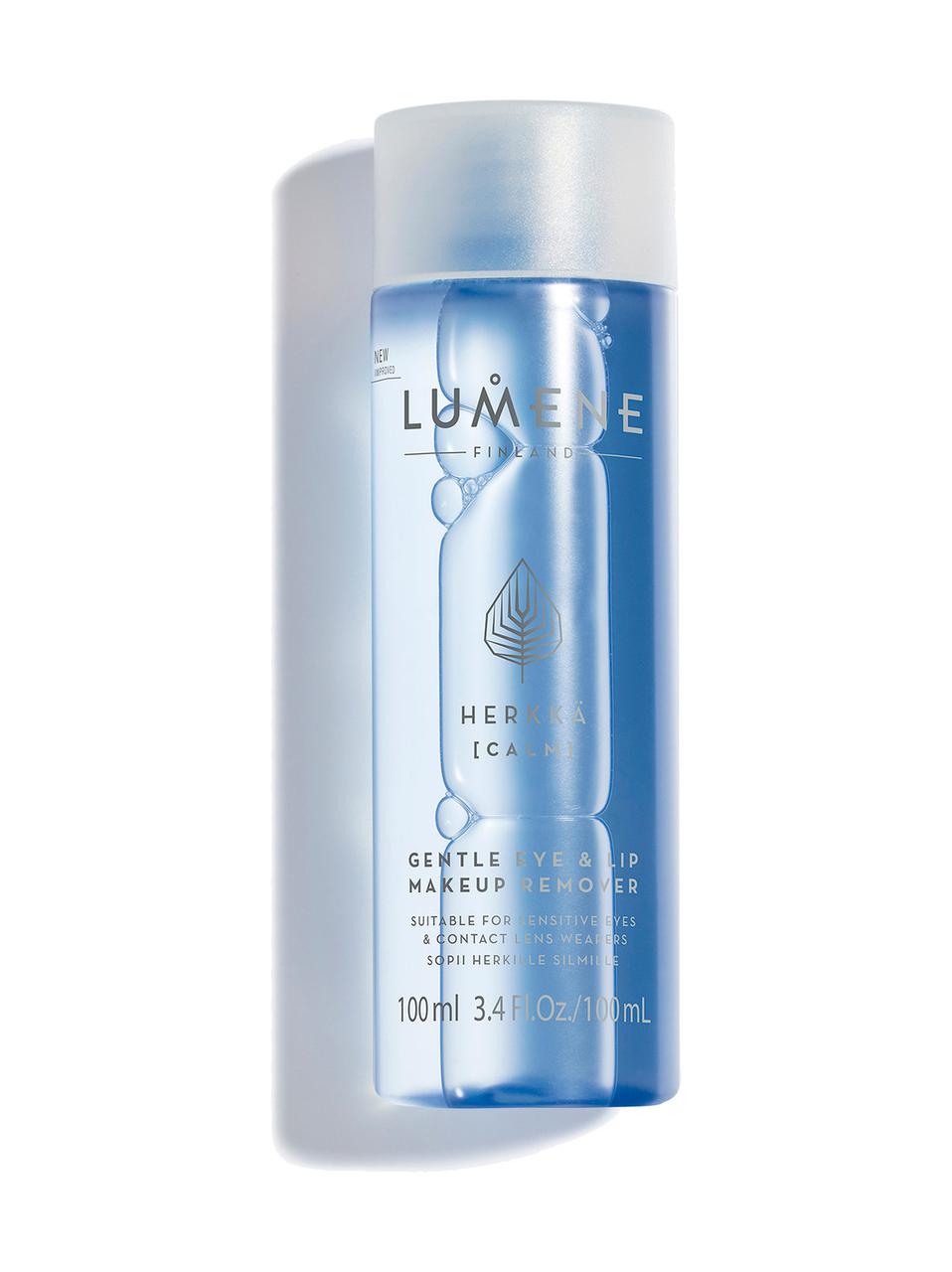Дбайливий засіб для зняття макіяжу з очей і губ - Lumene Herkkä Gentle Eye & Lip Makeup Remover