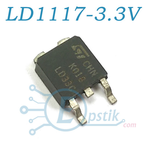 LD1117DT33 (LD33) стабілізатор напруги 3.3V 800mA TO252