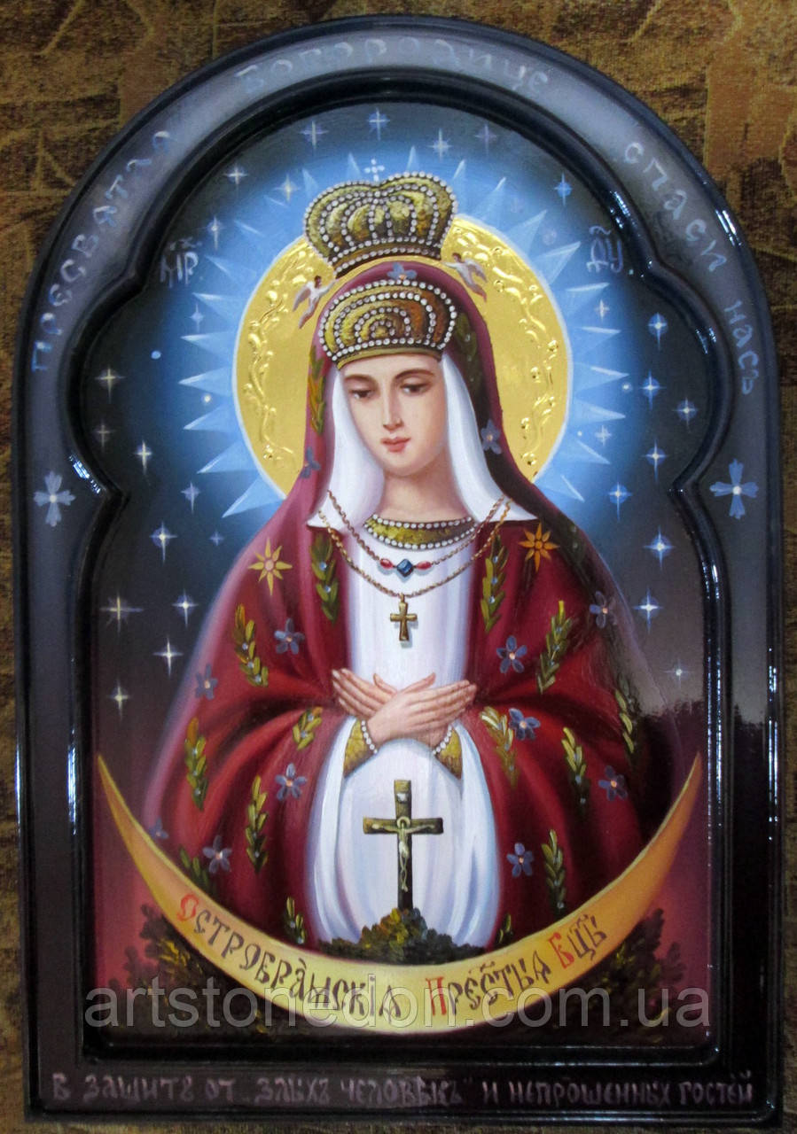 Ікона писана Остробрамська Божа Матір