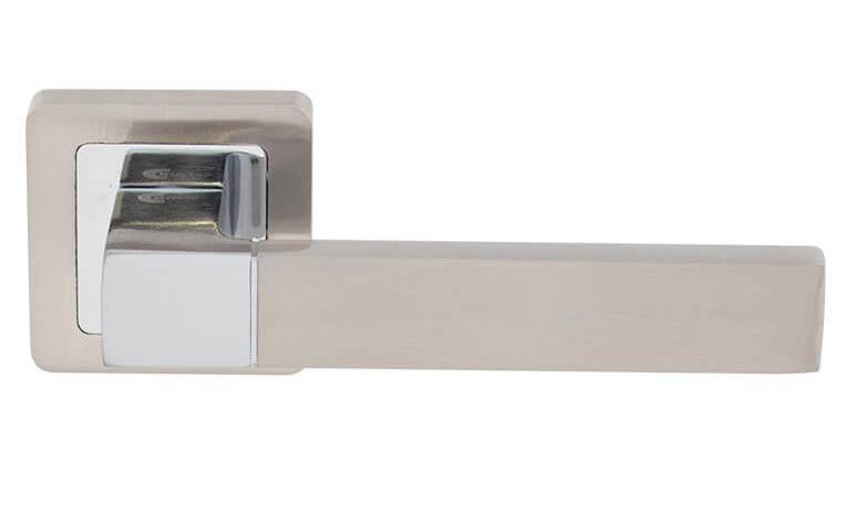 Ручка на розетці Spark хром/матовий нікель